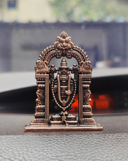 Lord Venkateswara (Balaji) Idol – Antique Finish Car Dashboard