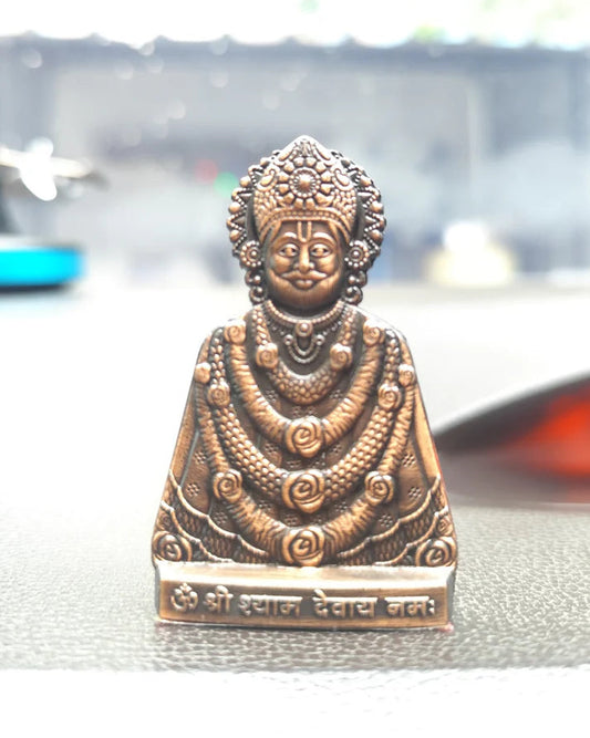 Shri Shyam Baba Brass Idol – Antique Copper Finish
