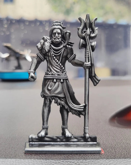 Resin Lord Shiva Statue for car Dashboard & Home Decor Idols