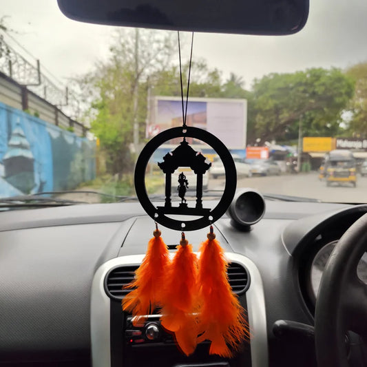 Shree Krishna Acrylic Car Hanging