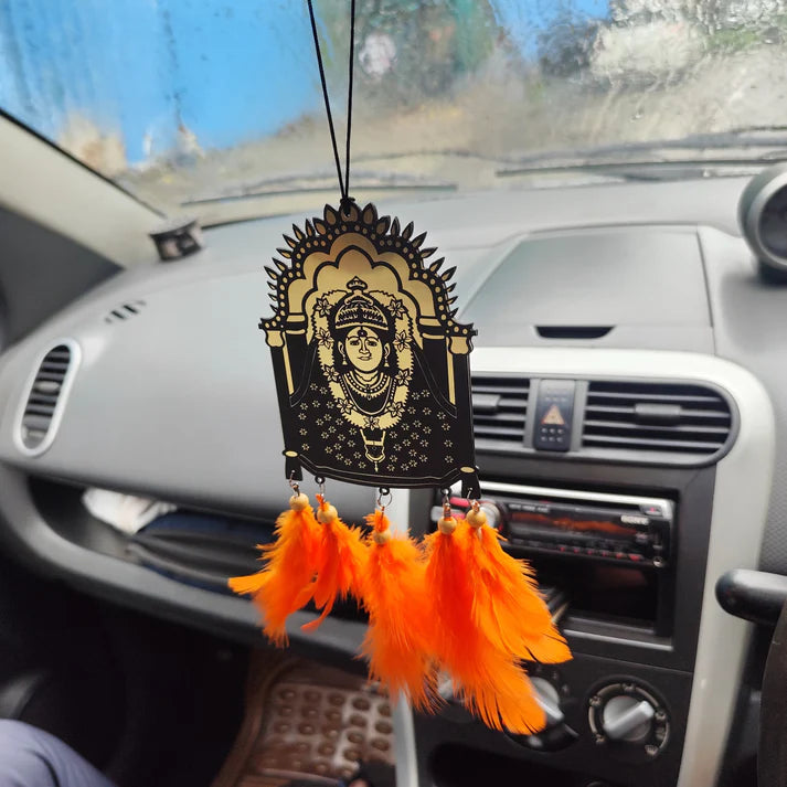 Tulja Bhavani Acrylic Car Hanging