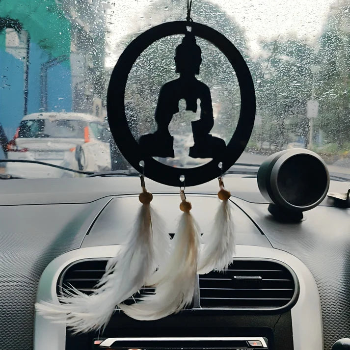 Lord Buddha & Dr. Babasaheb Ambedkar Car Hanging