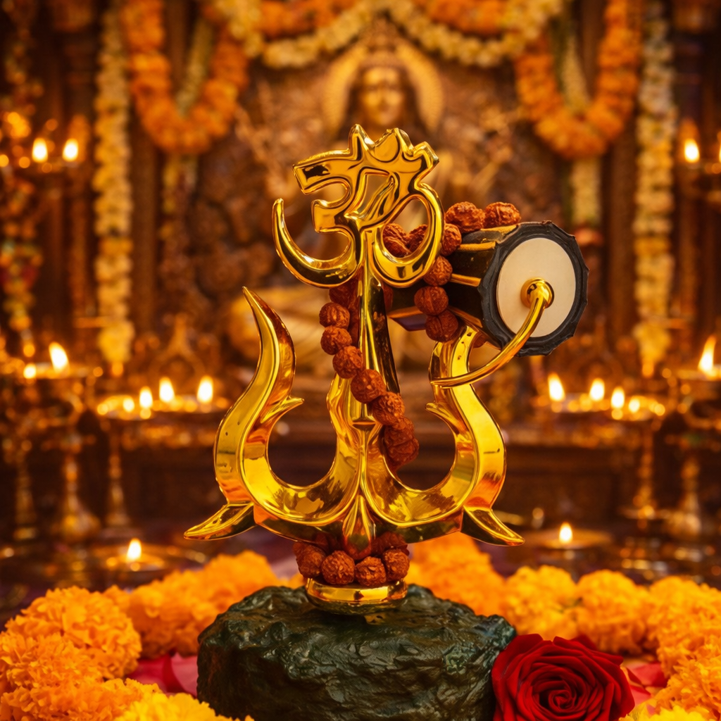 Shiva Trishul with Damru