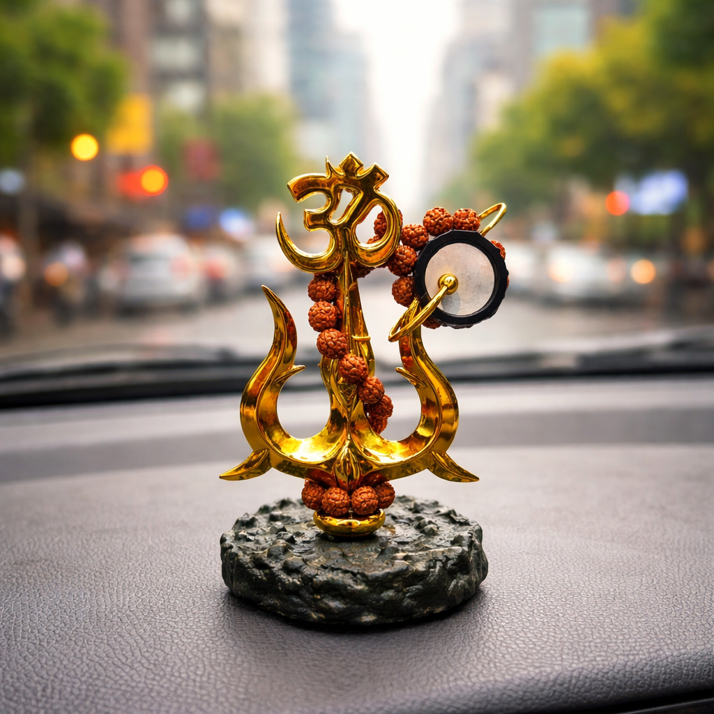 Shiva Trishul with Damru