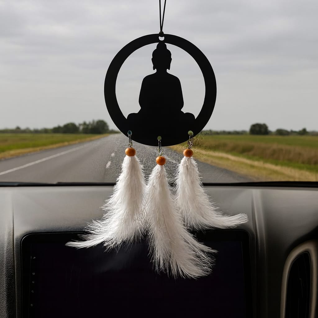 Lord Buddha Car Hanging