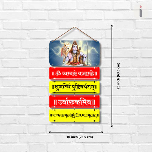 Om tryambakam yajamahe Wall Hanging