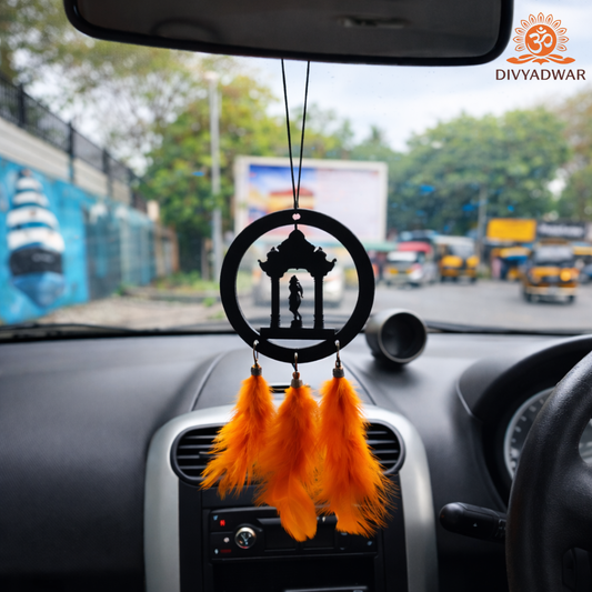 Shree Krishna Acrylic Car Hanging