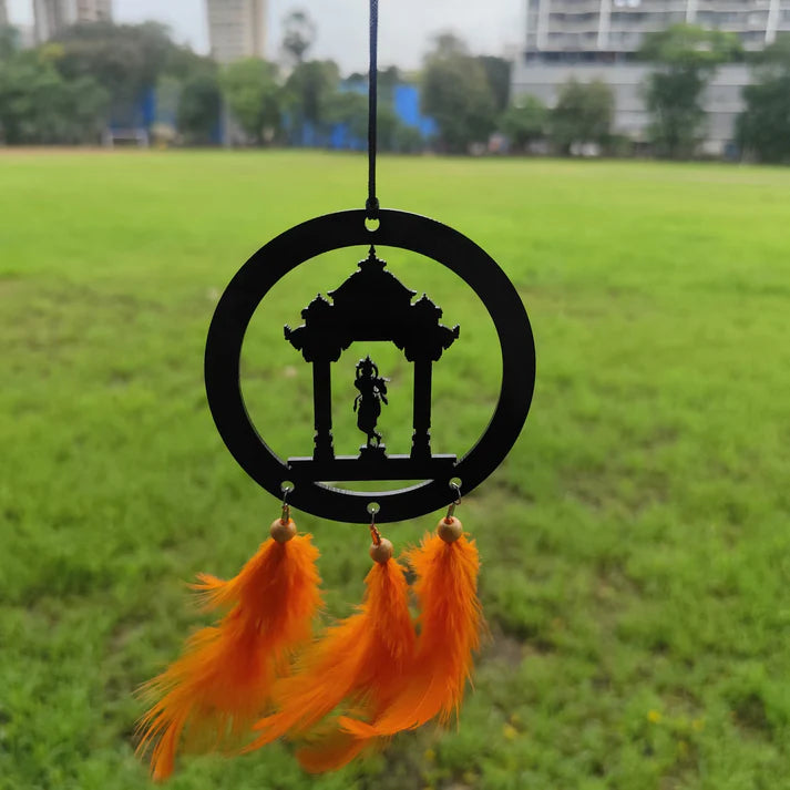 Shree Krishna Acrylic Car Hanging