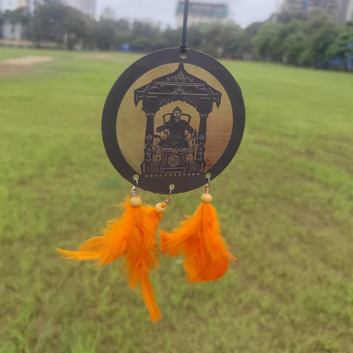 Chhatrapati Shivaji Maharaj Golden Car Hanging